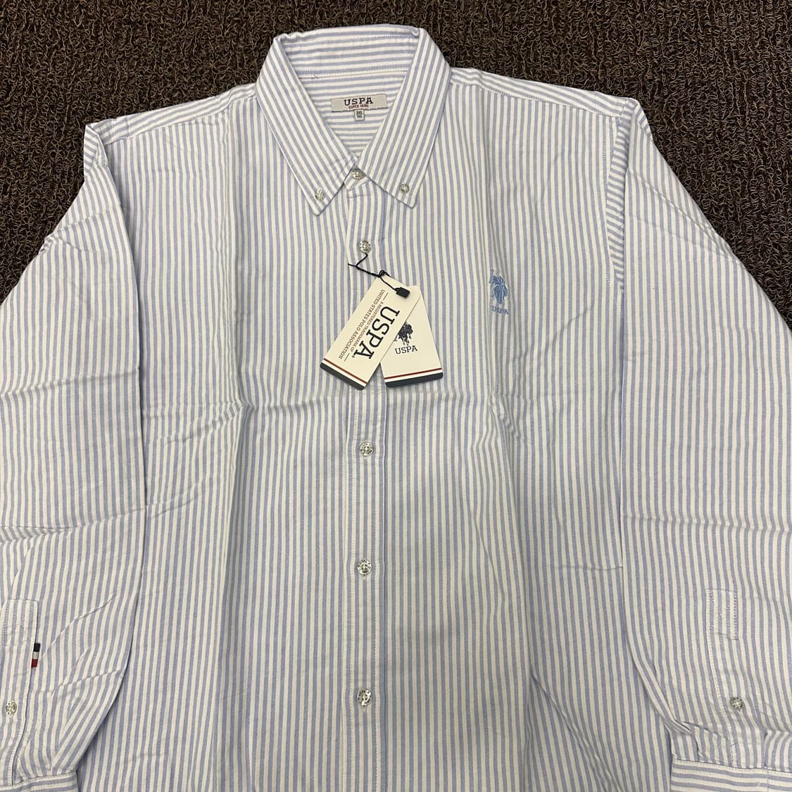 [새상품] POLO USPA 폴로 스트라이프 셔츠 115(3XL) 상품이미지2