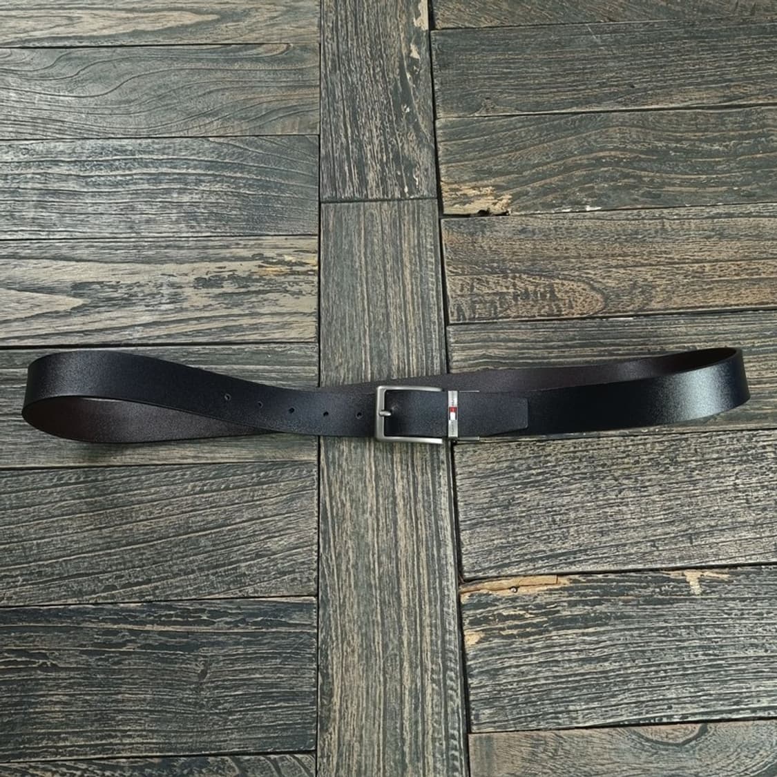 [타미힐피거] (새상품) 로고 카우 레더 소가죽 벨트 M18754 상품이미지2