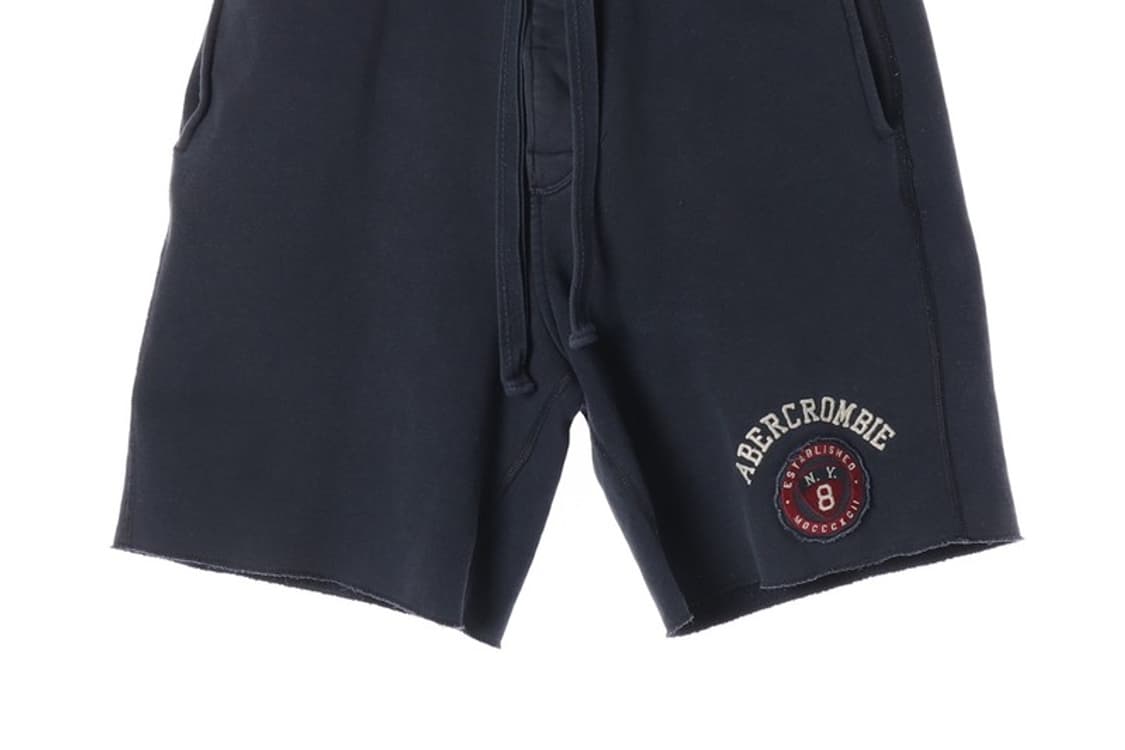 아베크롬비 네이비 컷오프 스웨트 하프 팬츠 L 상품이미지4