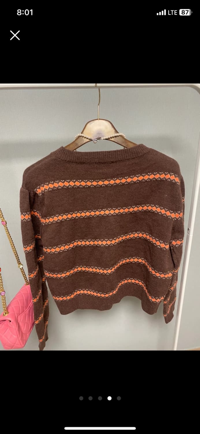 Shein 가디건 브라운 상품이미지4