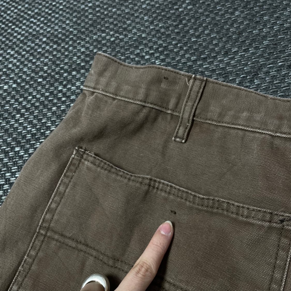 (34) GRAVEL GEAR 브라운 백카고 데님 팬츠 상품이미지7