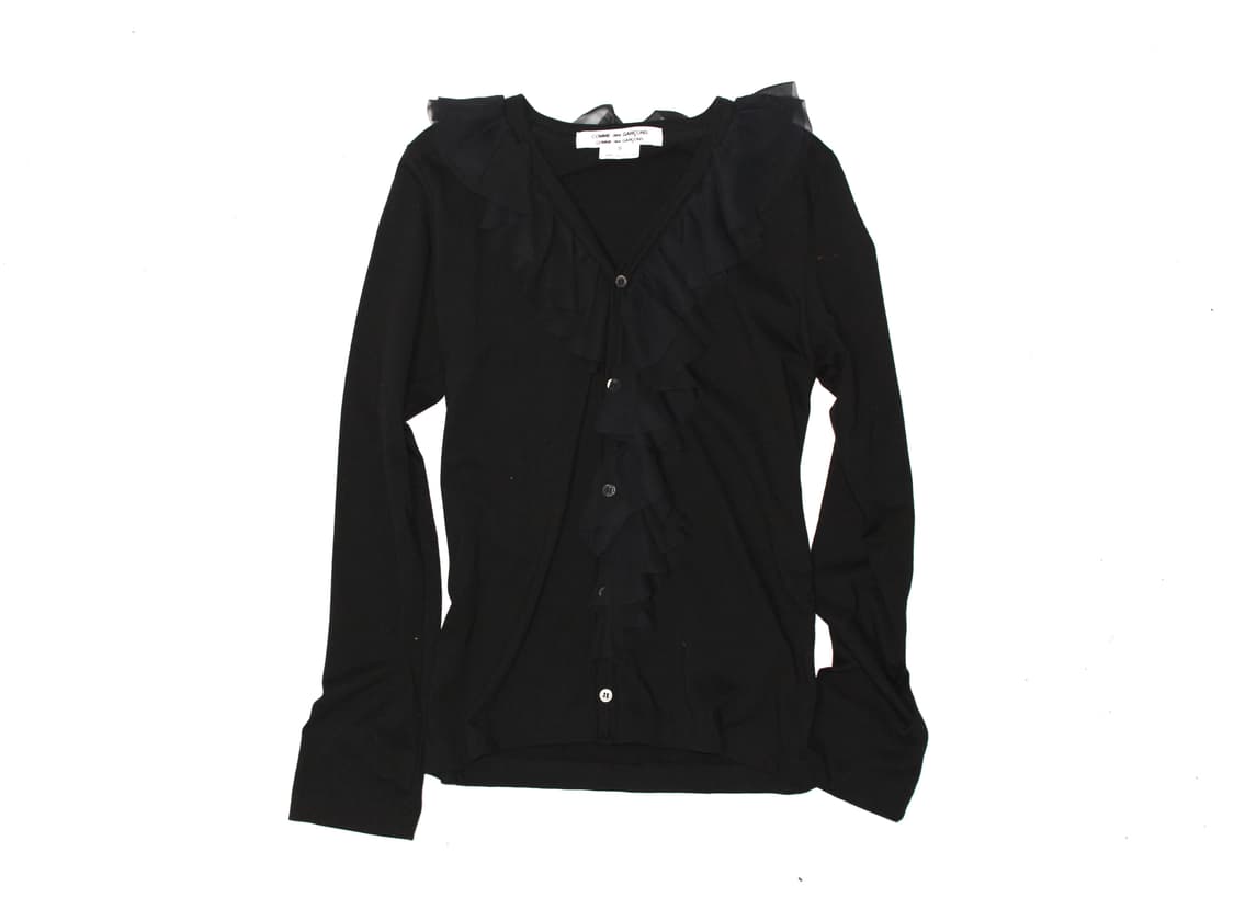 00s 꼼데가르송 프릴 가디건 상품이미지1