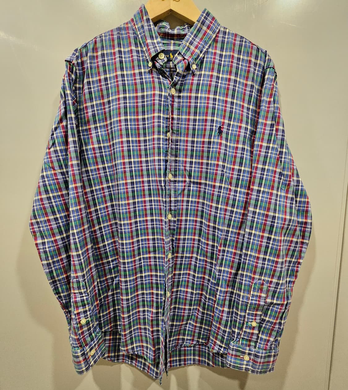 랄프로렌 체크 셔츠 M 상품이미지1