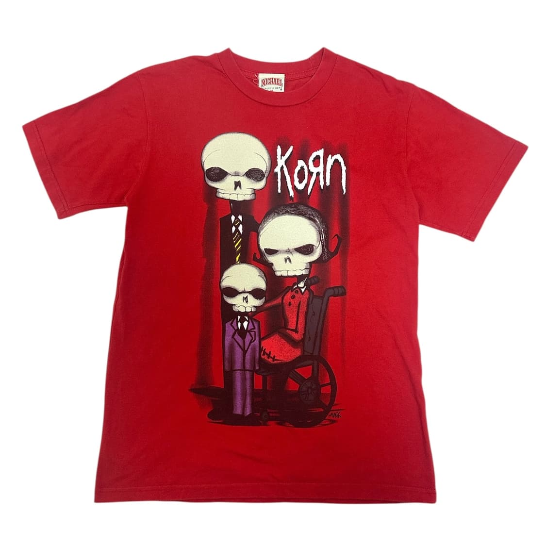 L) KORN 밴드티셔츠 00's 상품이미지2