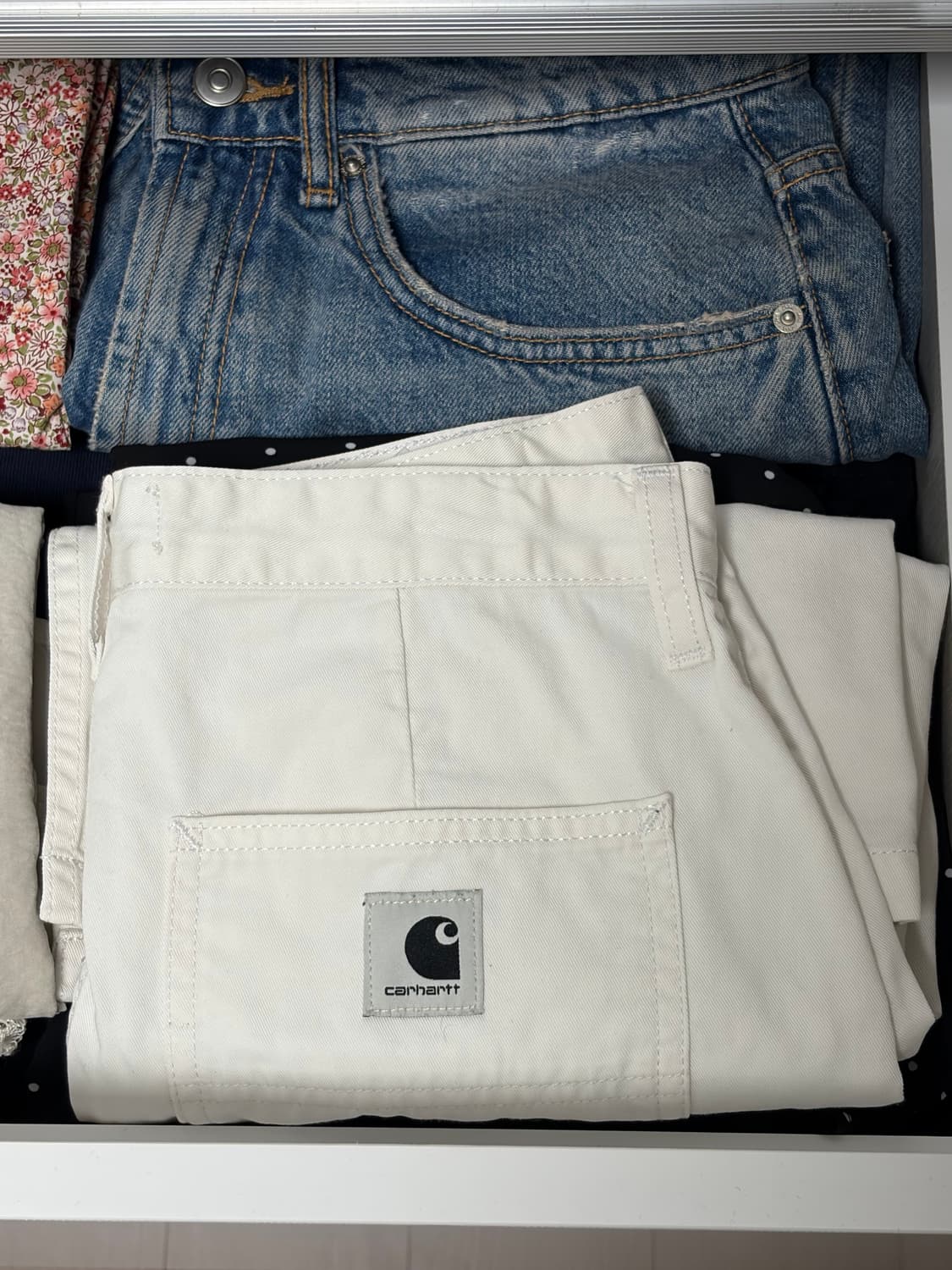 칼하트윕 화이트 미디 워크스커트  상품이미지2