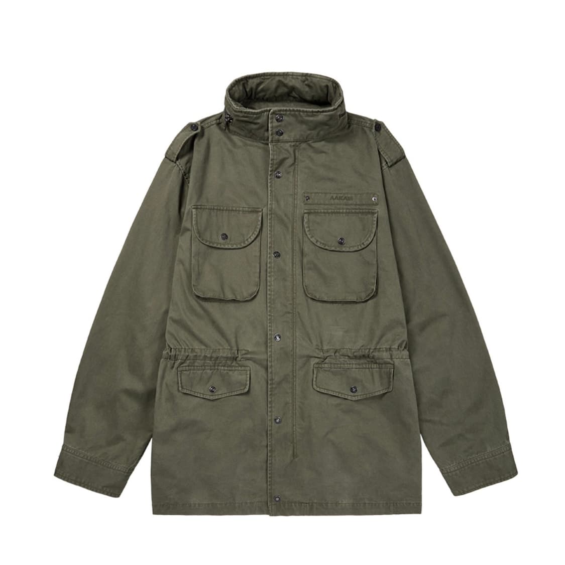 Aakam Washed Field Jacket (Khaki) 상품이미지5