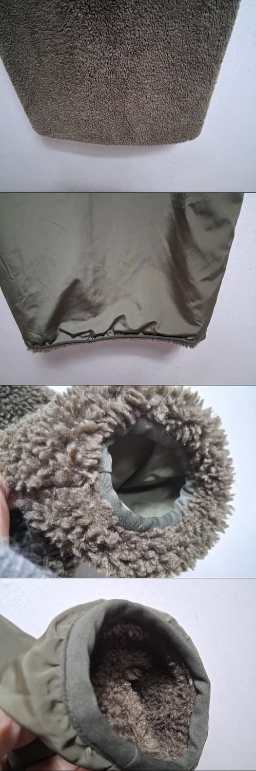 whideout 남성 카키색 양면 뽀글이롱코트 남성 여유95 여성7788 상품이미지5