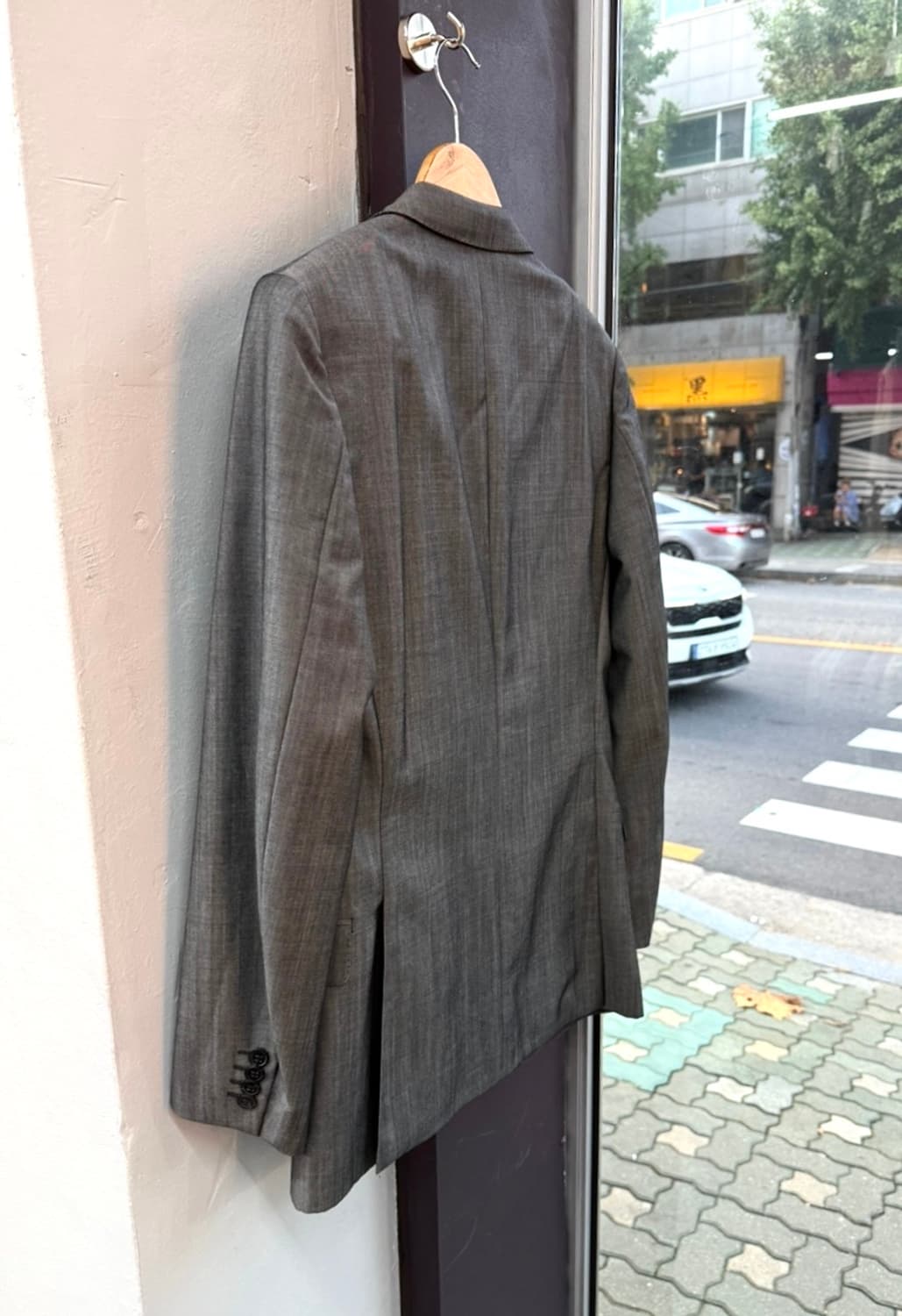 48R/ 제냐 울 모헤어 블레이저 자켓 상품이미지7