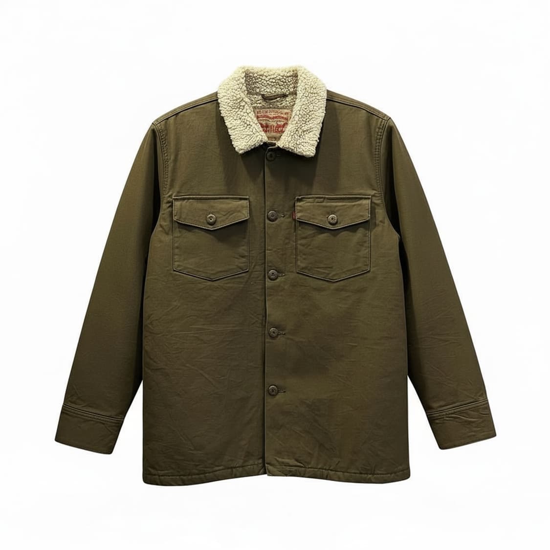 리바이스 쉐르파 코튼 워크자켓 올리브 상품이미지1