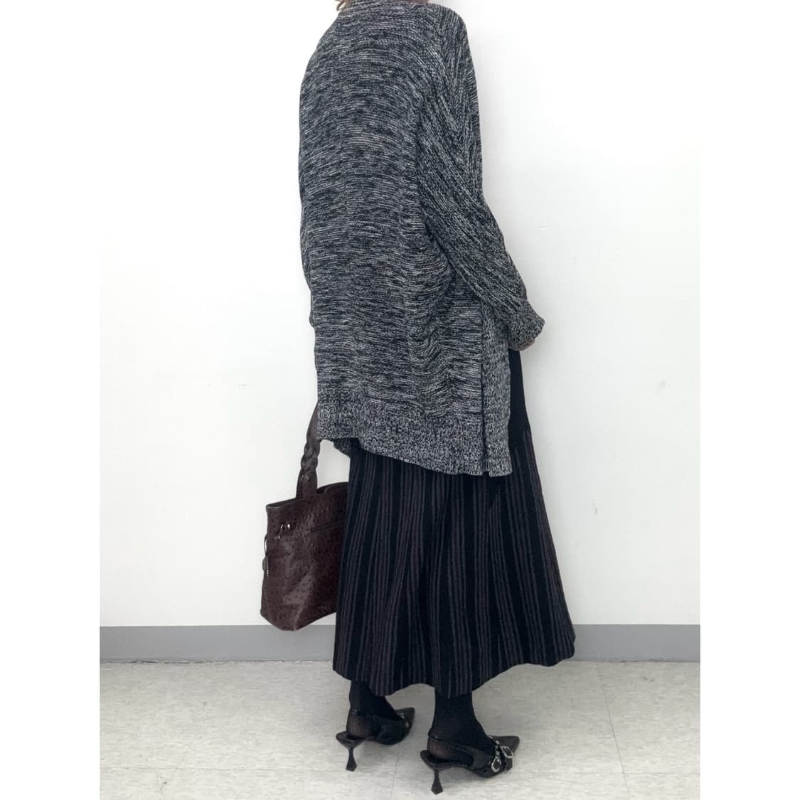 빈티지 차콜 롱가디건 상품이미지3