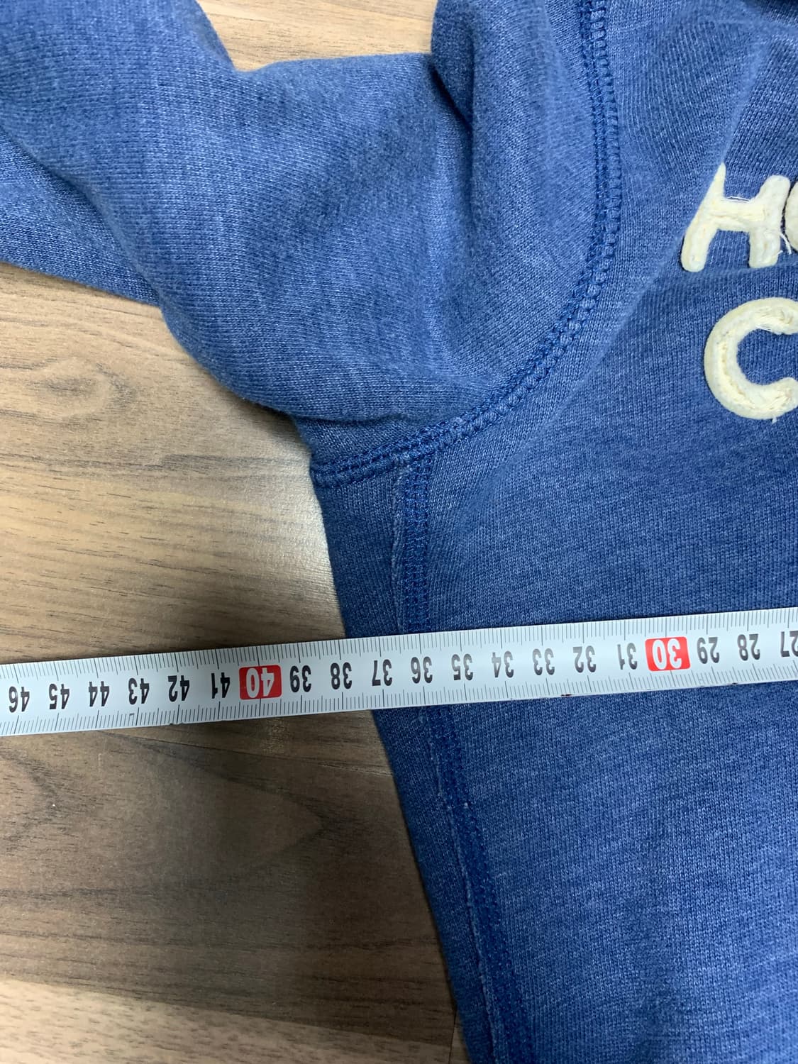 홀리스터 후드집업 ,블루,XS,딱붙 상품이미지10