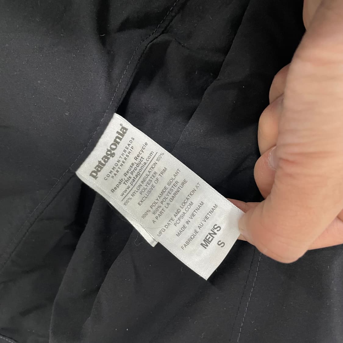 파타고니아 나노 퍼프 경량 자켓 블랙 상품이미지7