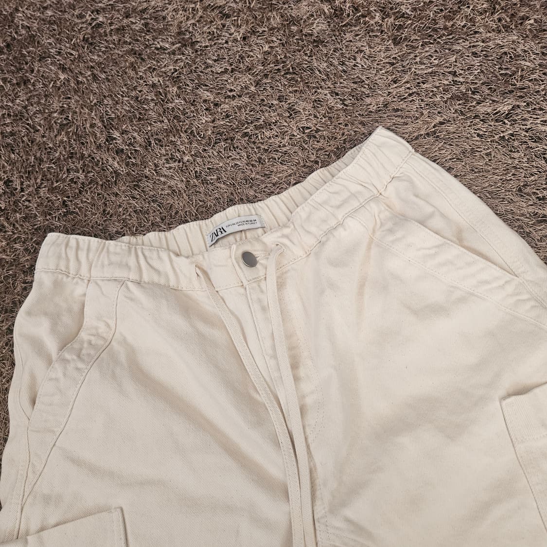 자라(ZARA) 밴딩 카고 버뮤다팬츠 L size 상품이미지6