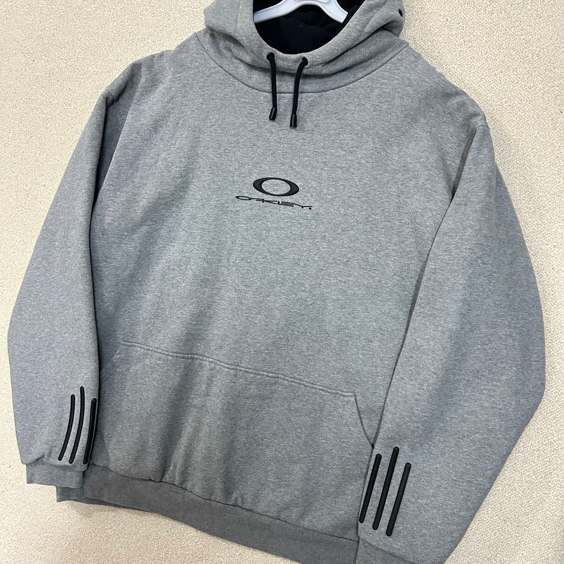 (XL) 00s 오클리 소프트웨어 3D입체 프린팅 플리스 안감 후드  상품이미지2