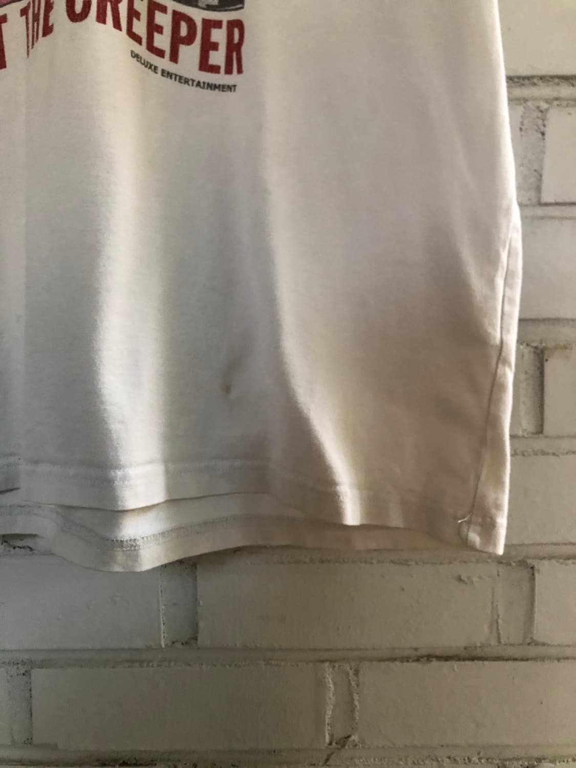 히스테릭 글래머 토끼 프린팅 화이트 반팔 상품이미지3