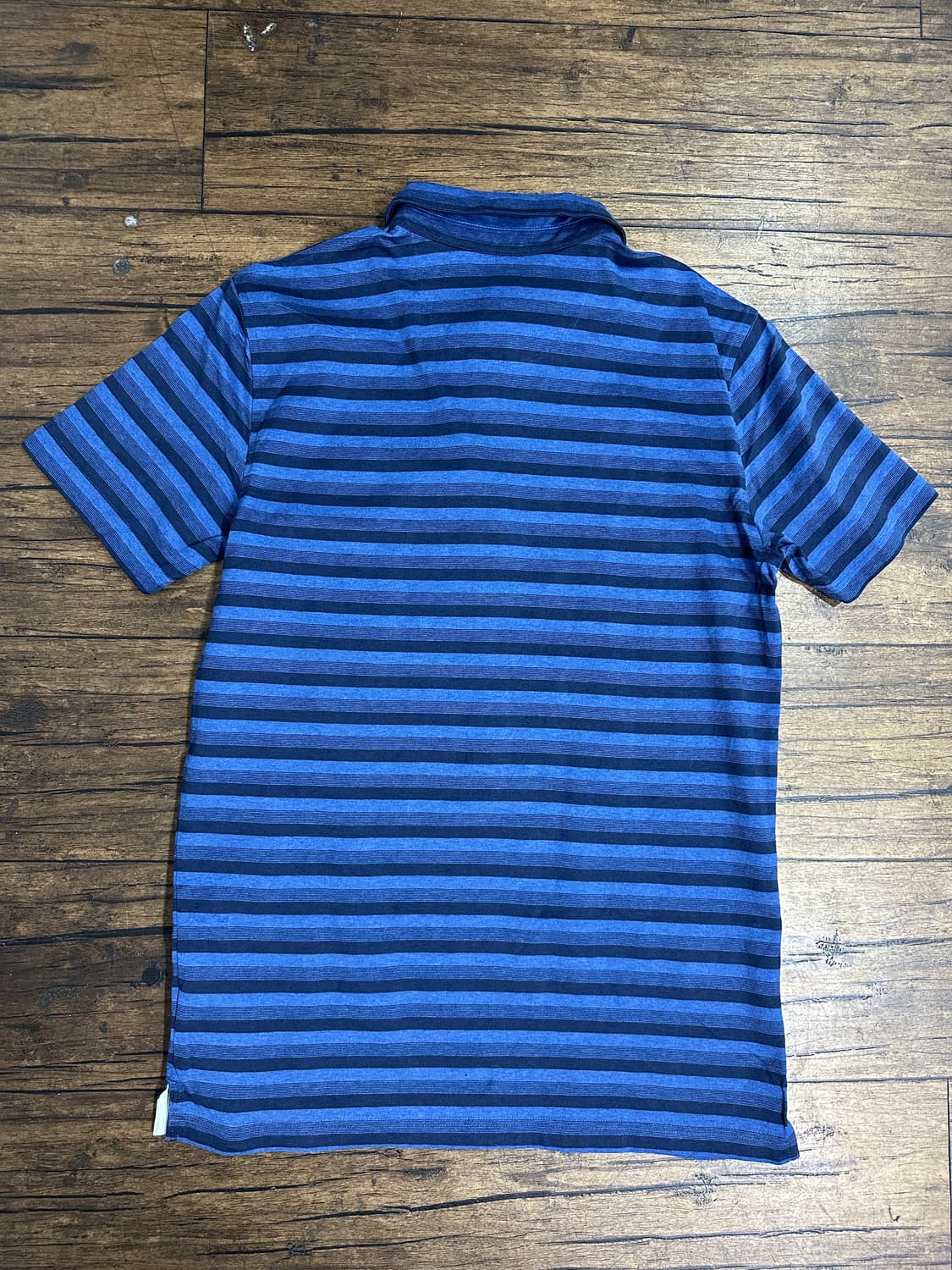 브룩스브라더스 슬림핏 스트라이프 반팔 카라티 M 새제품 상품이미지4