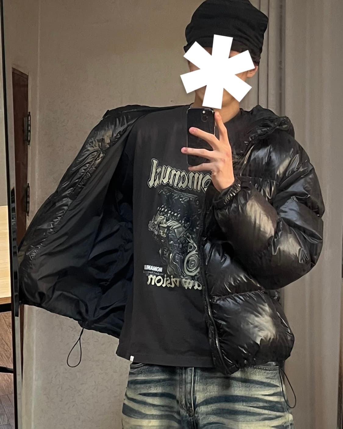 키뮤어 RDS 후디드 다운 점퍼 L 상품이미지2