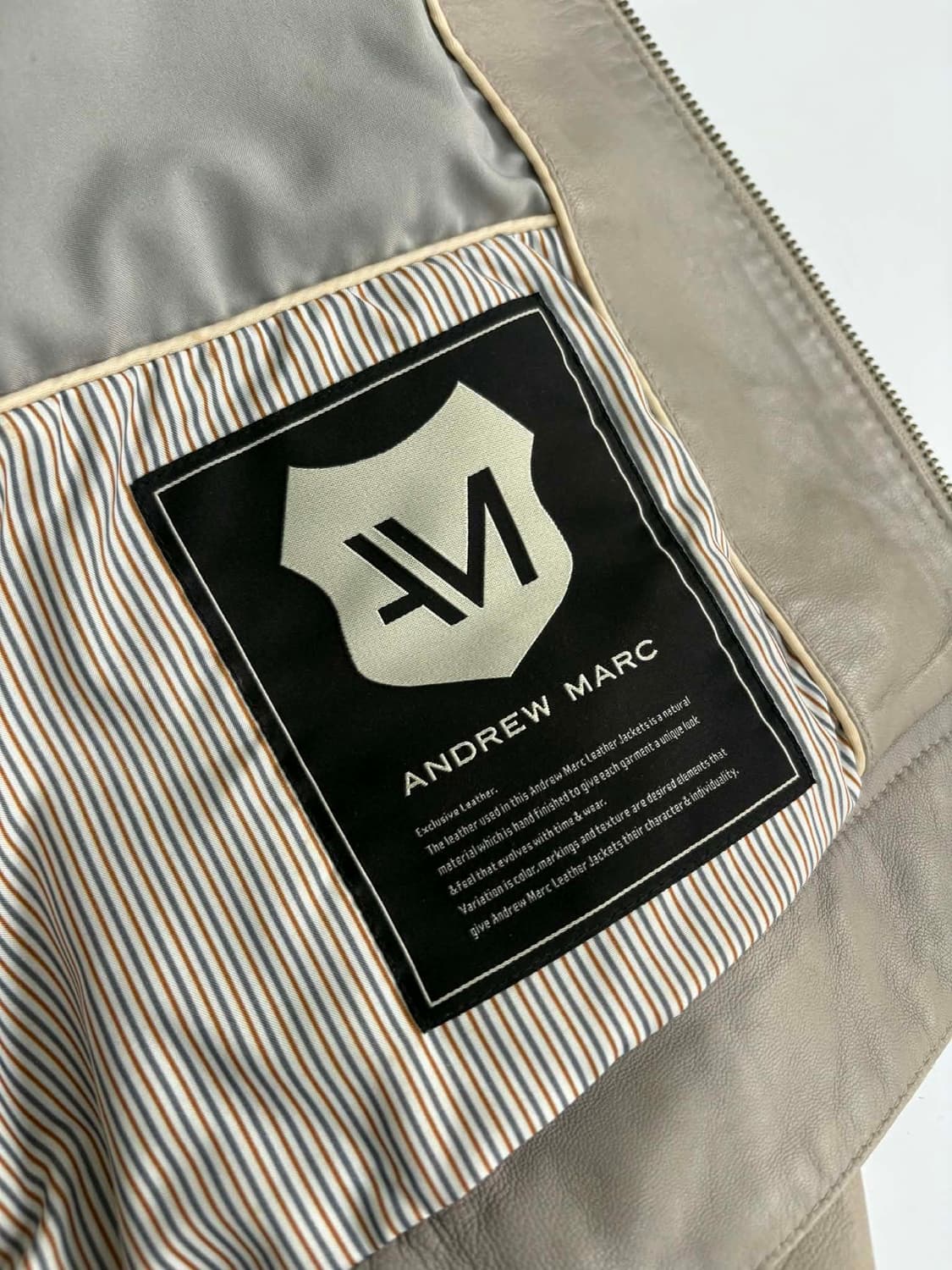 [110] 앤드류마크 램스킨 싱글 라이더 자켓 상품이미지5