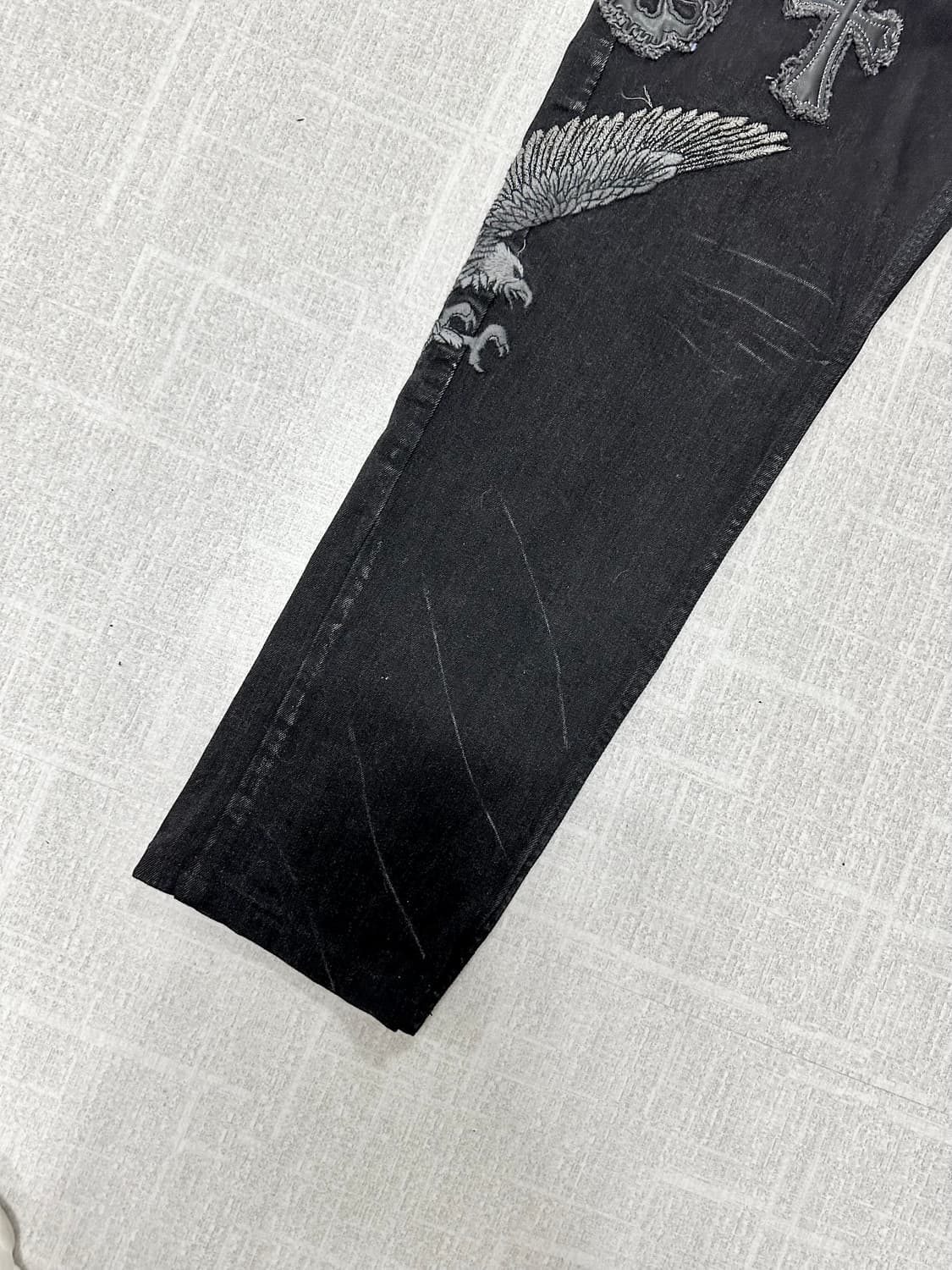 Cloud72 해골 십자 팬츠 34 상품이미지4