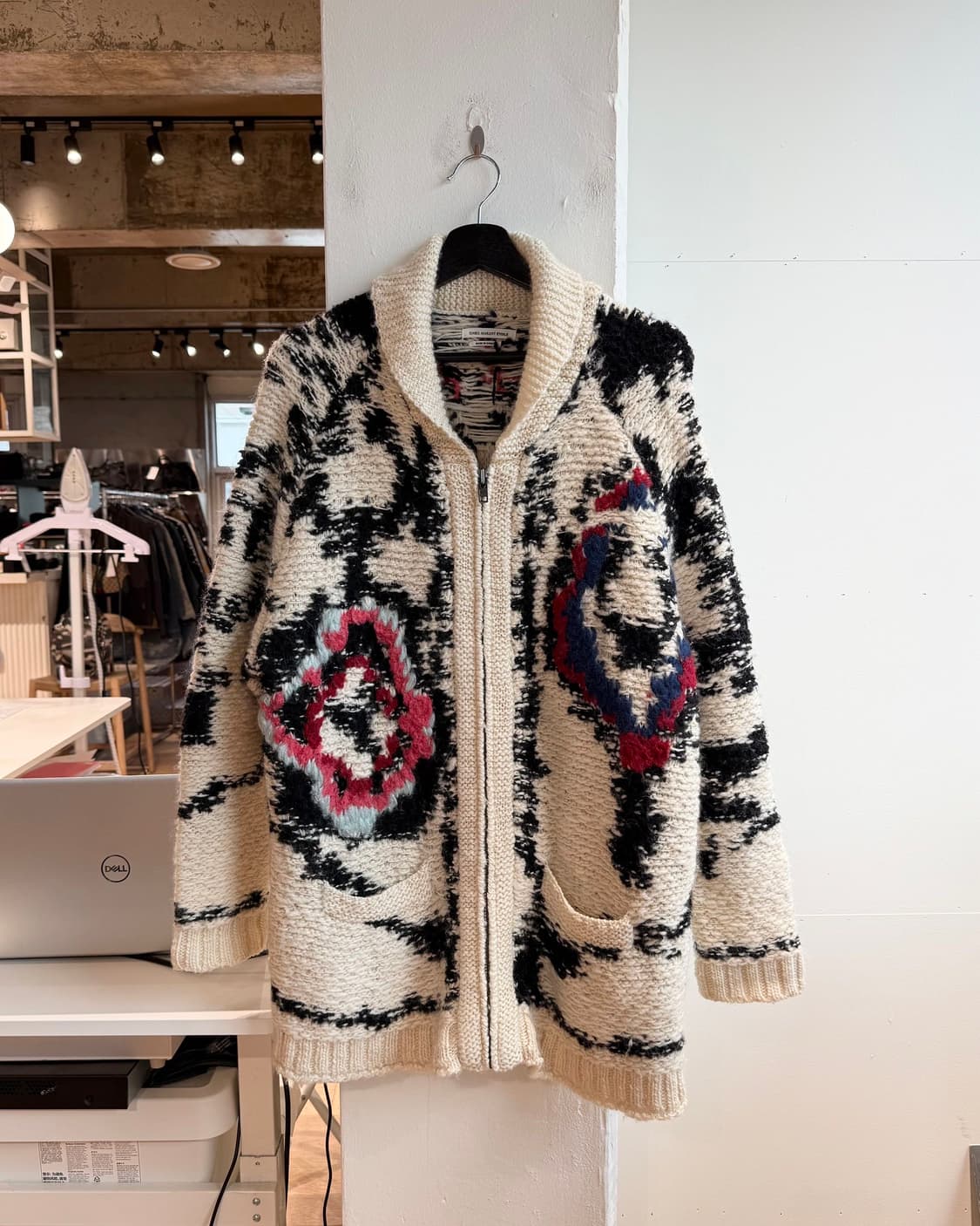 이자벨마랑 아이보리 세라 울 스웨터 가디건  상품이미지2