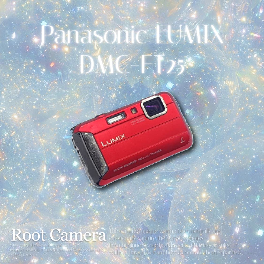 루믹스 DMC-FT25 산호레드🌺    빈티지 디카 디지털카메라 상품이미지1