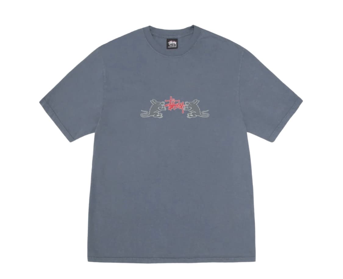 스투시 홈브루 피그먼트 다이드 티셔츠 네이비 상품이미지2