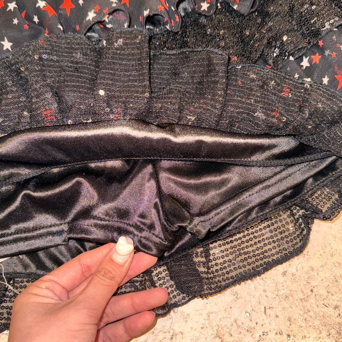 스팽글 포인트 캉캉스커트 상품이미지4