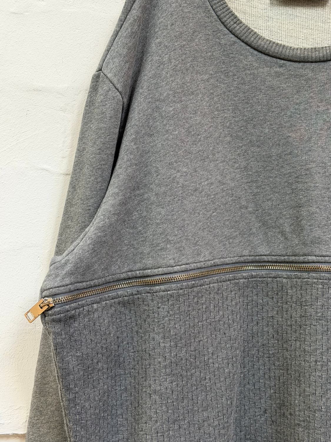 Diesel 디젤 지퍼 그레이 스웻셔츠 XL 상품이미지4