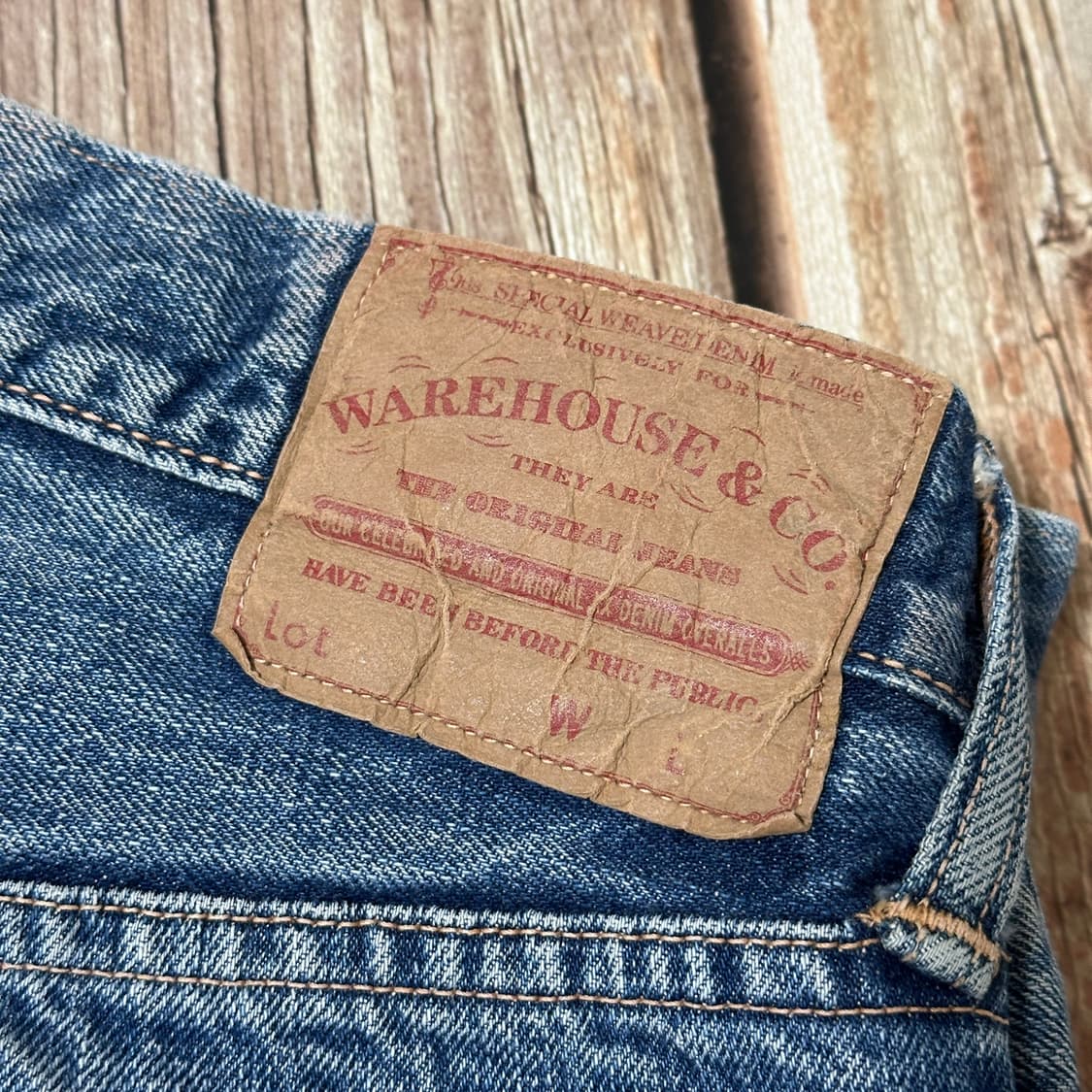 WAREHOUSE 웨어하우스 Lot.800 셀비지 데님 팬츠 38 사이즈 상품이미지10