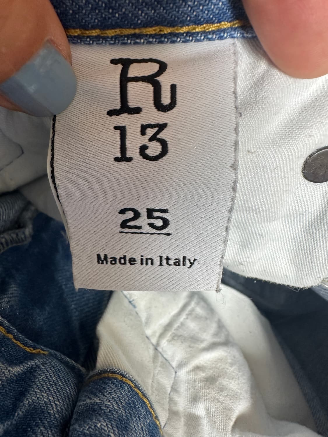 R13 턱 데님 반바지 (25)  상품이미지8