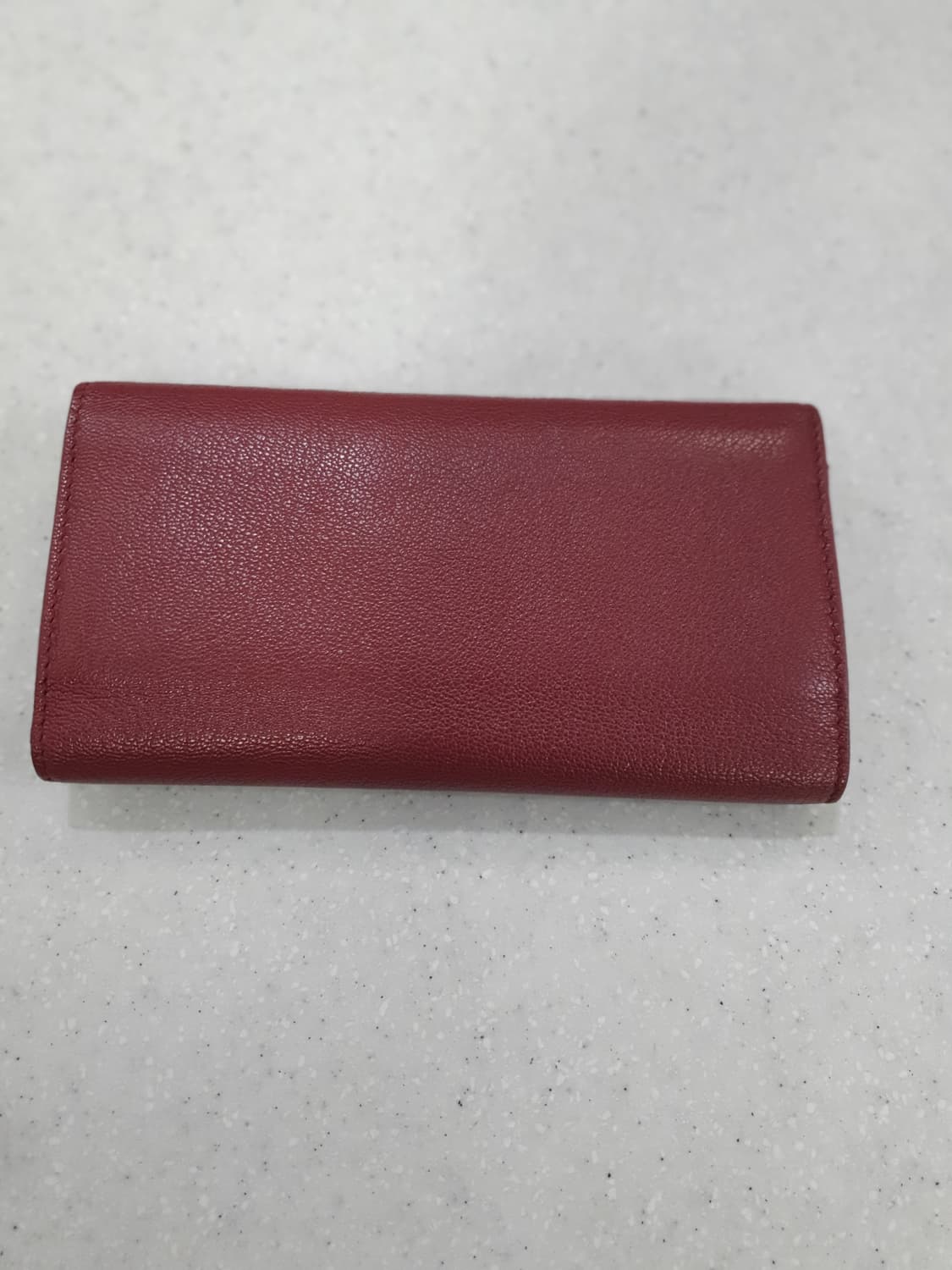 버버리(BURBERRY)버버리D링가죽장지갑 버건디 여성 지갑 상품이미지9