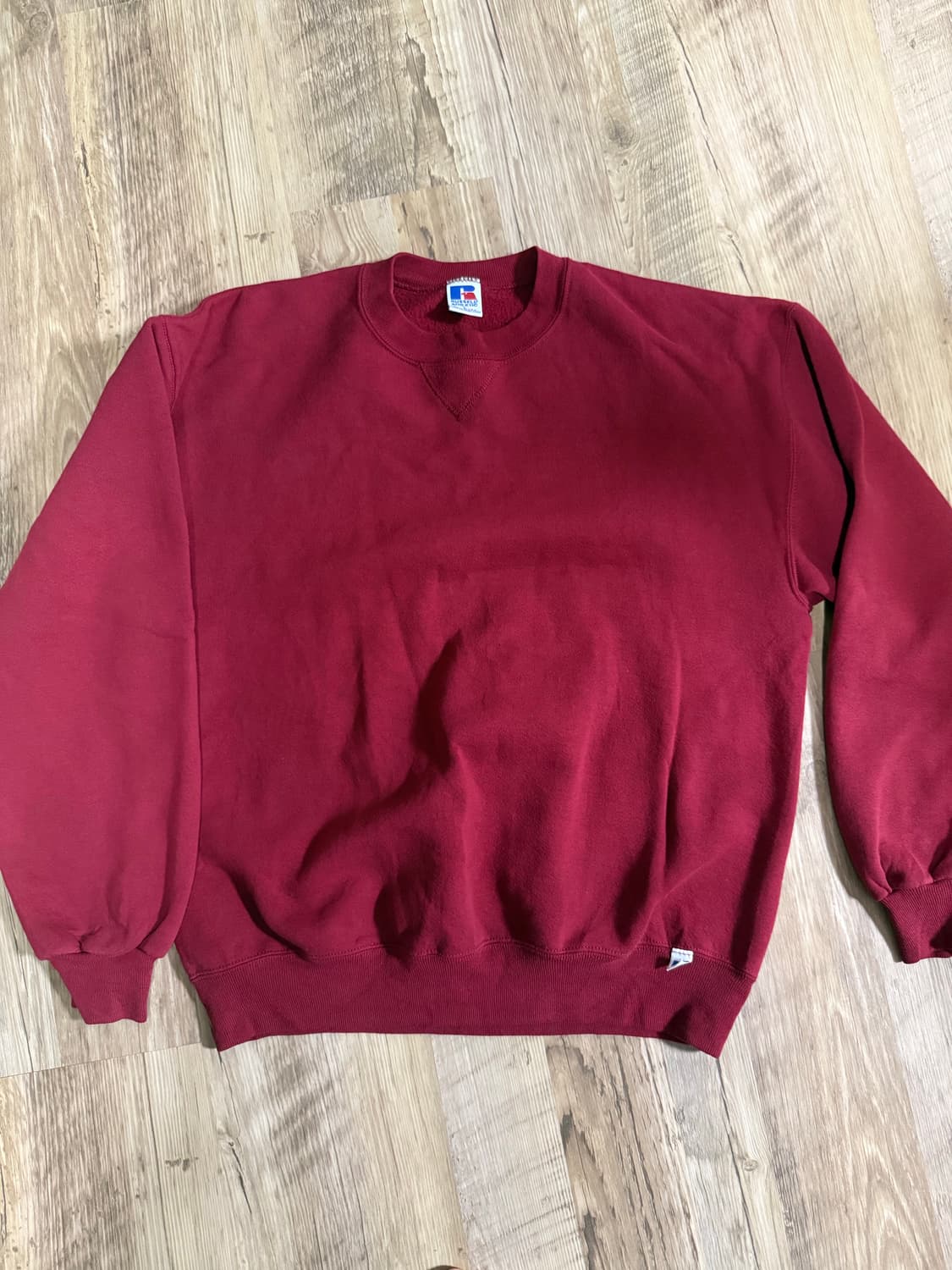 러셀 90s 맨투맨 레드 상품이미지1