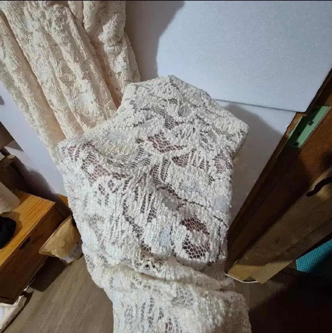 4046 ) S급 최고급 레이스 원피스 아이보리 블랙 (각각가격) 상품이미지7