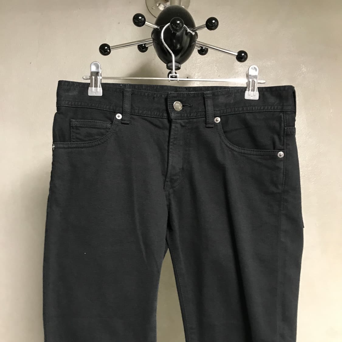 언더커버 코튼 팬츠 블랙 1 상품이미지2