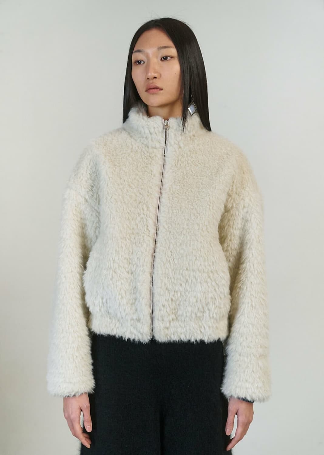 아모멘토 헤어리 퍼 블루종 상품이미지1