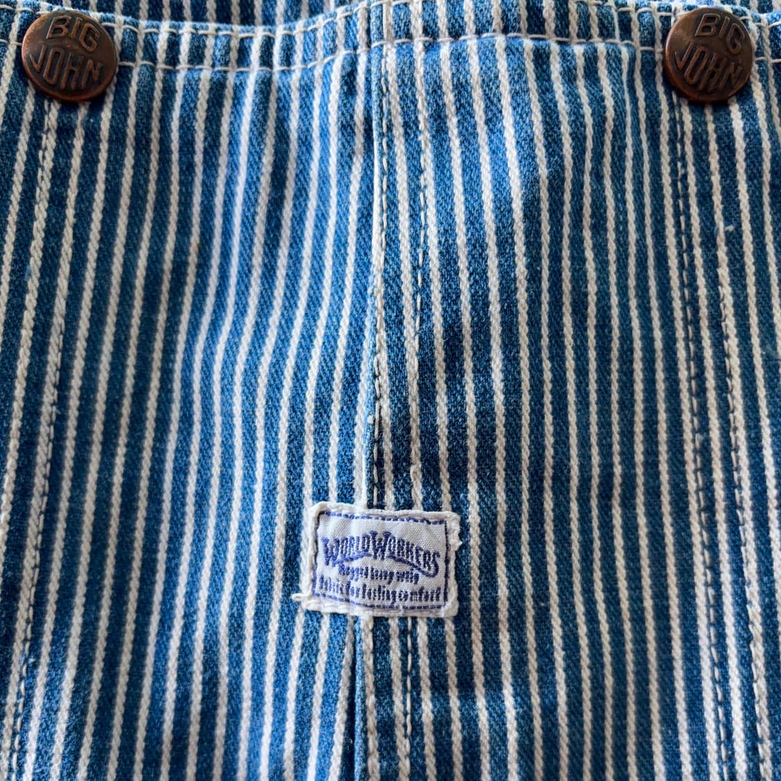 빅존 Big John 히코리 스트라이프 오버롤 상품이미지3