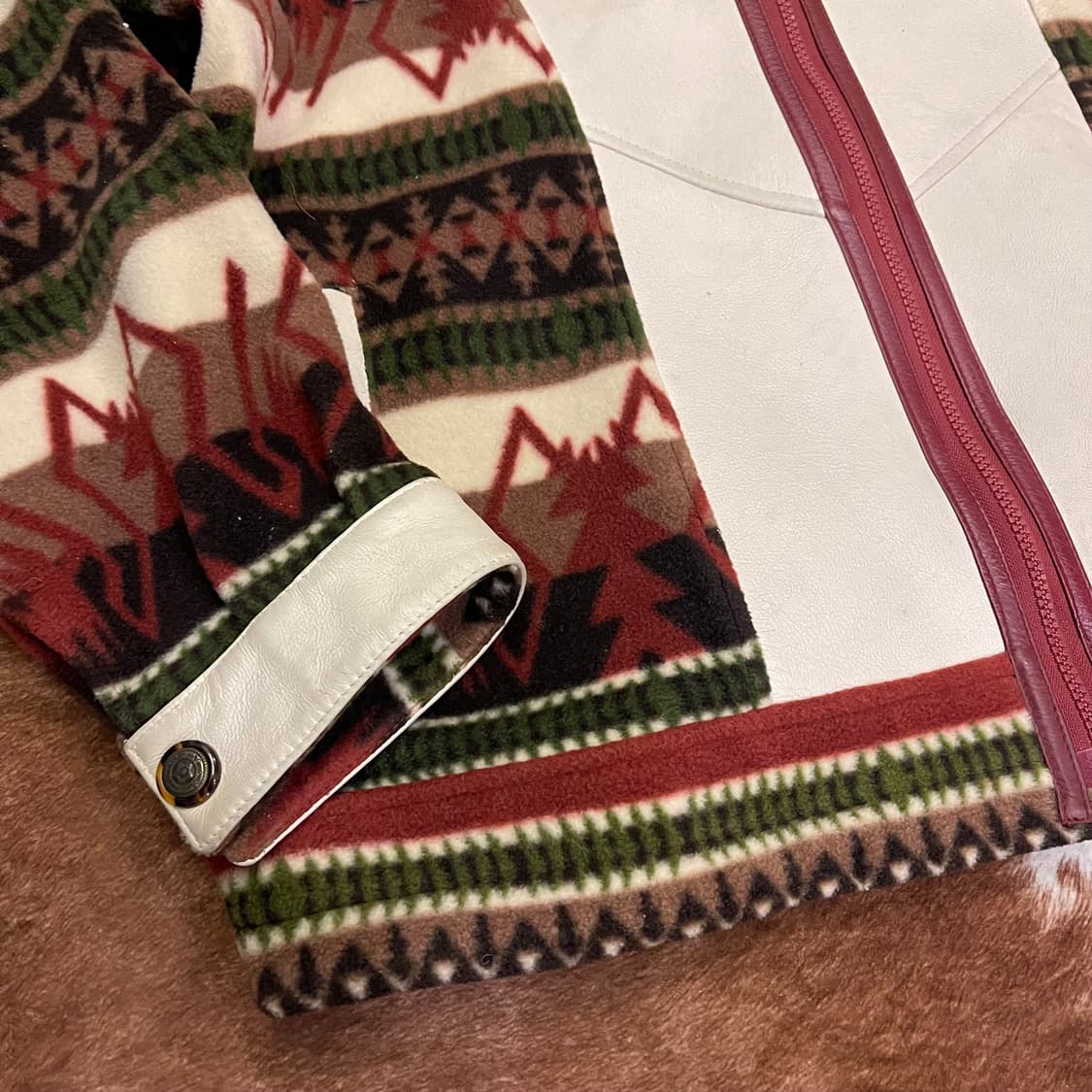 반티지 뉴질랜드 램스킨 플리스 안감 양털 상품이미지2