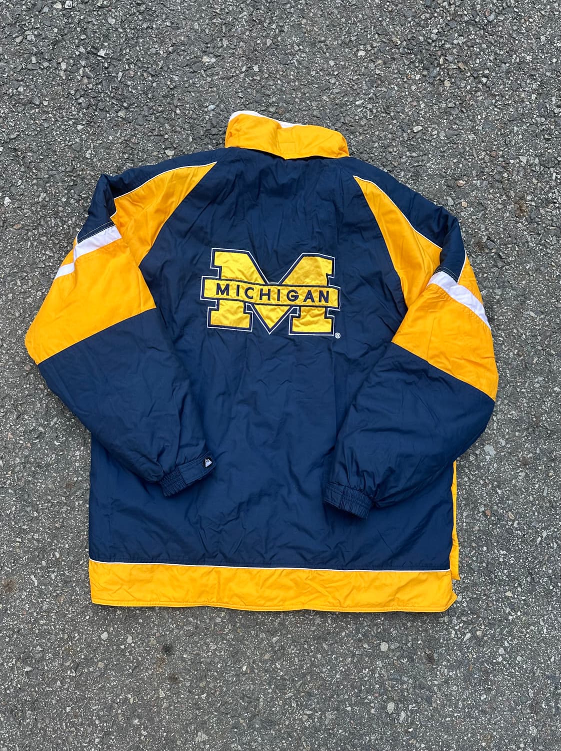빈티지 00s 퍼스트 다운 미시건 올드스쿨 자켓  상품이미지3