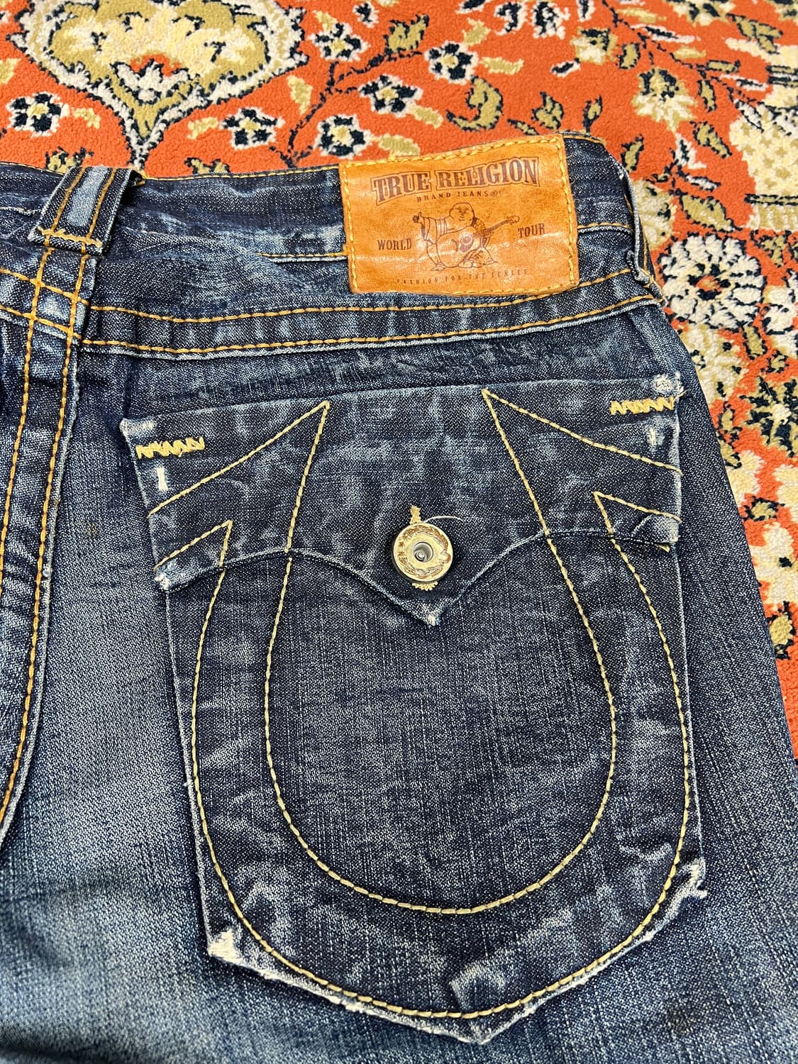 [34] 트루릴리전 패치 데님 팬츠 상품이미지7