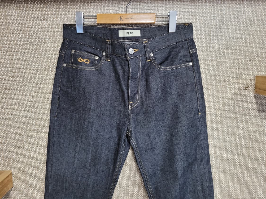 32인치 플랙 스티즈 청바지 플랙진 진청 상품이미지2