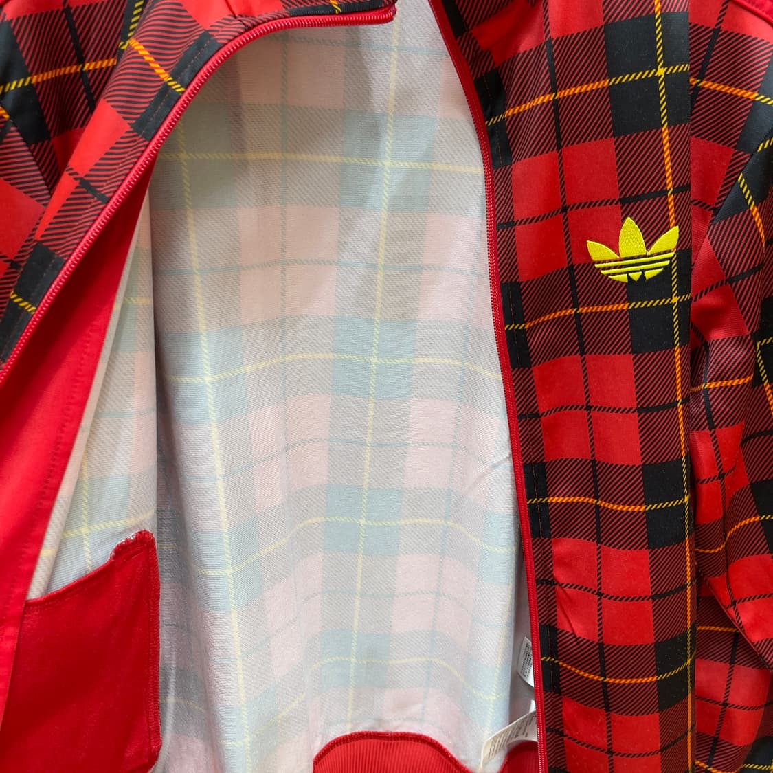 아디다스 파이어버드 타탄체크 트랙탑 상품이미지5