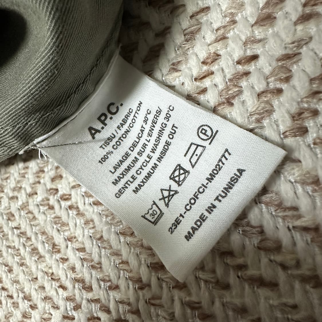 APC military jacket olive green 상품이미지4