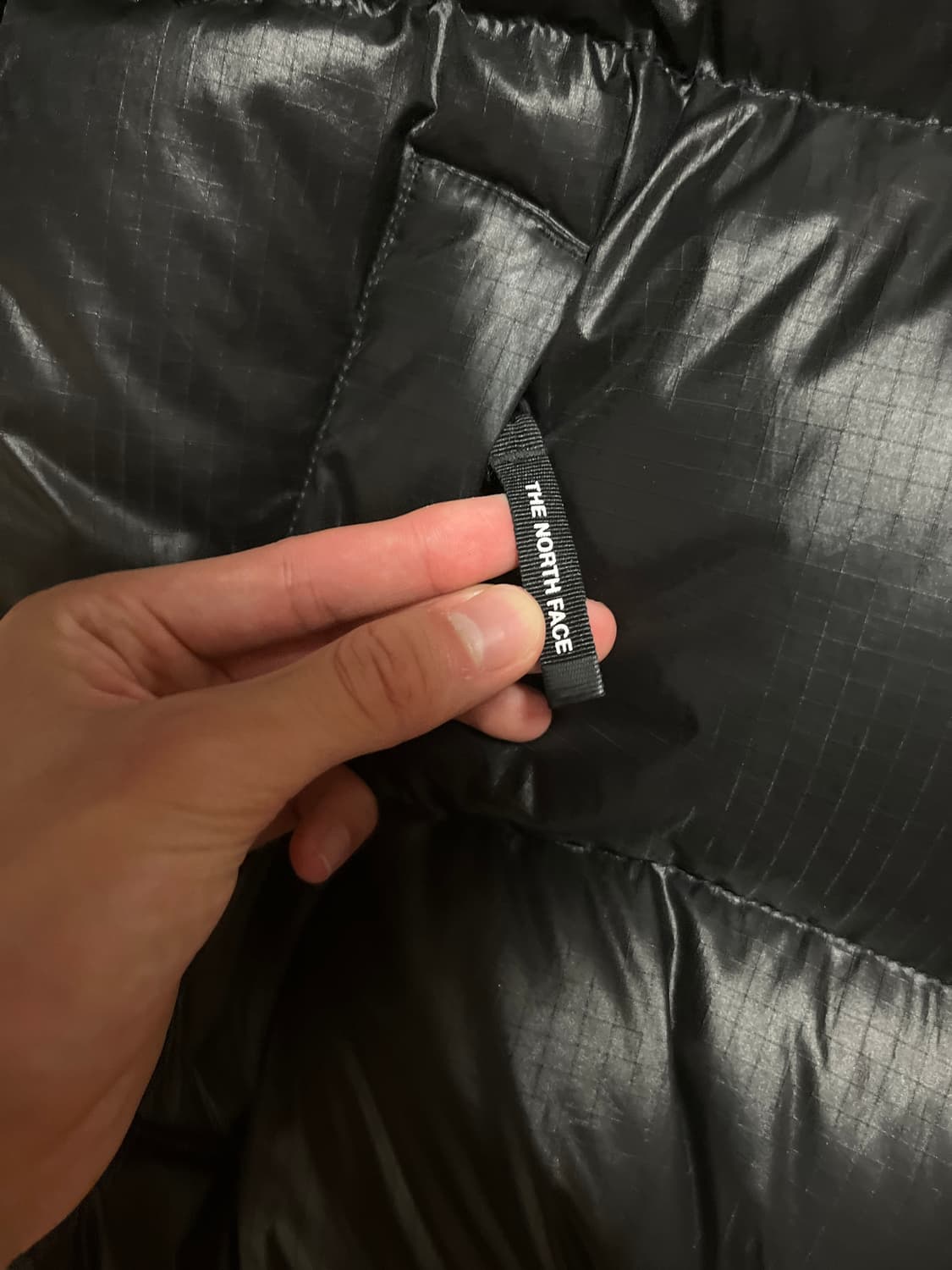 ( 백화점 24 fw )노스페이스 눕시 블랙 유광 L사이즈 상품이미지3