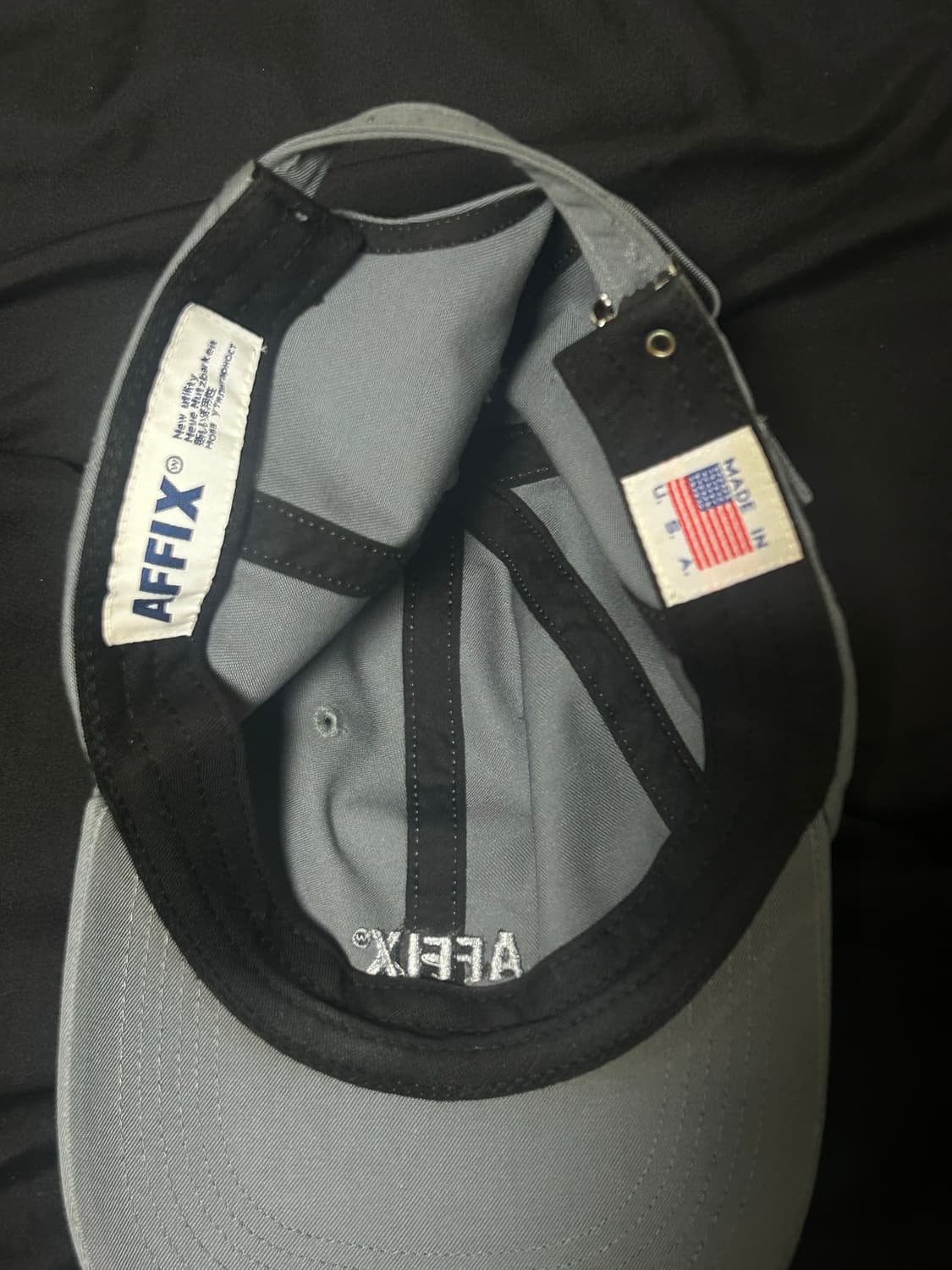 아픽스 라이트 그레이 볼캡  상품이미지2