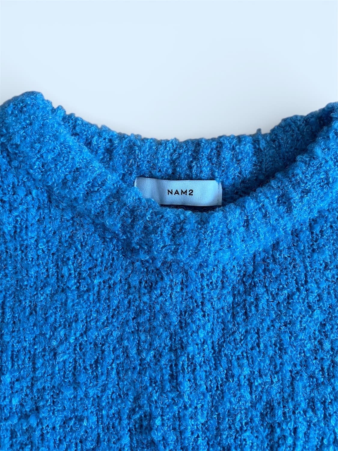 NAM2 블루 오버핏 니트 상품이미지2