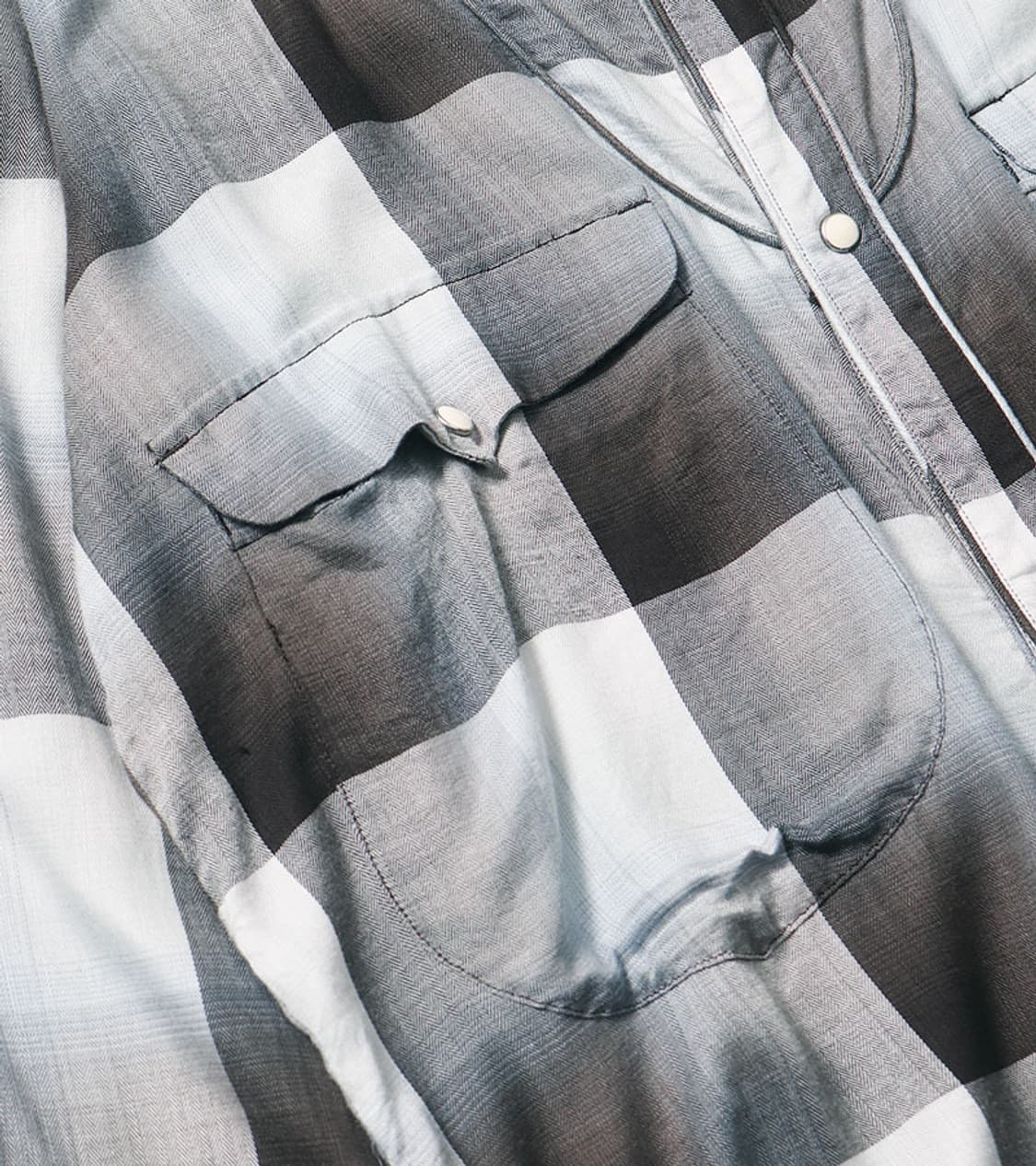 SUGARHILL - OMBRE CHECK WESTERN SHIRT 상품이미지6