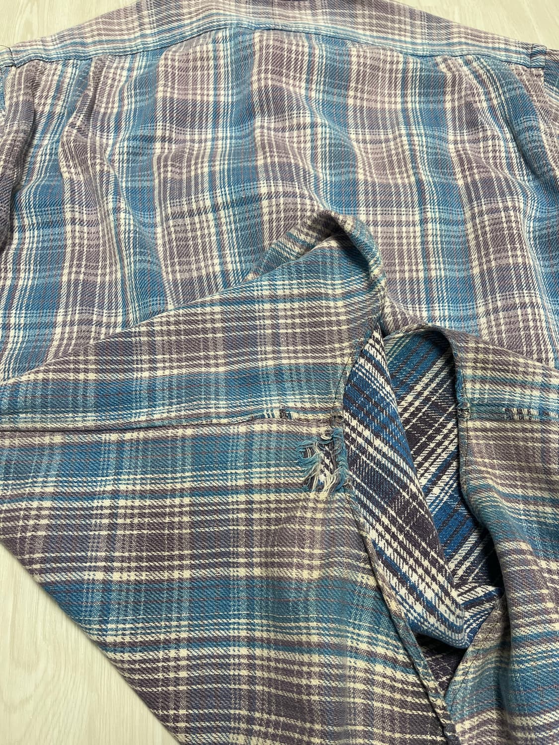 rrl 더블알엘 체크 플란넬 셔츠 L 상품이미지4