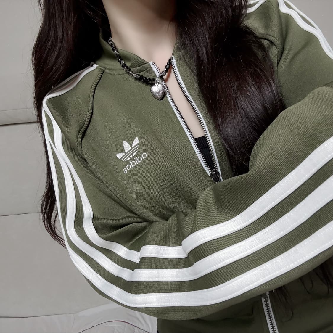 아디다스 슈퍼스타 카키 져지 상품이미지1