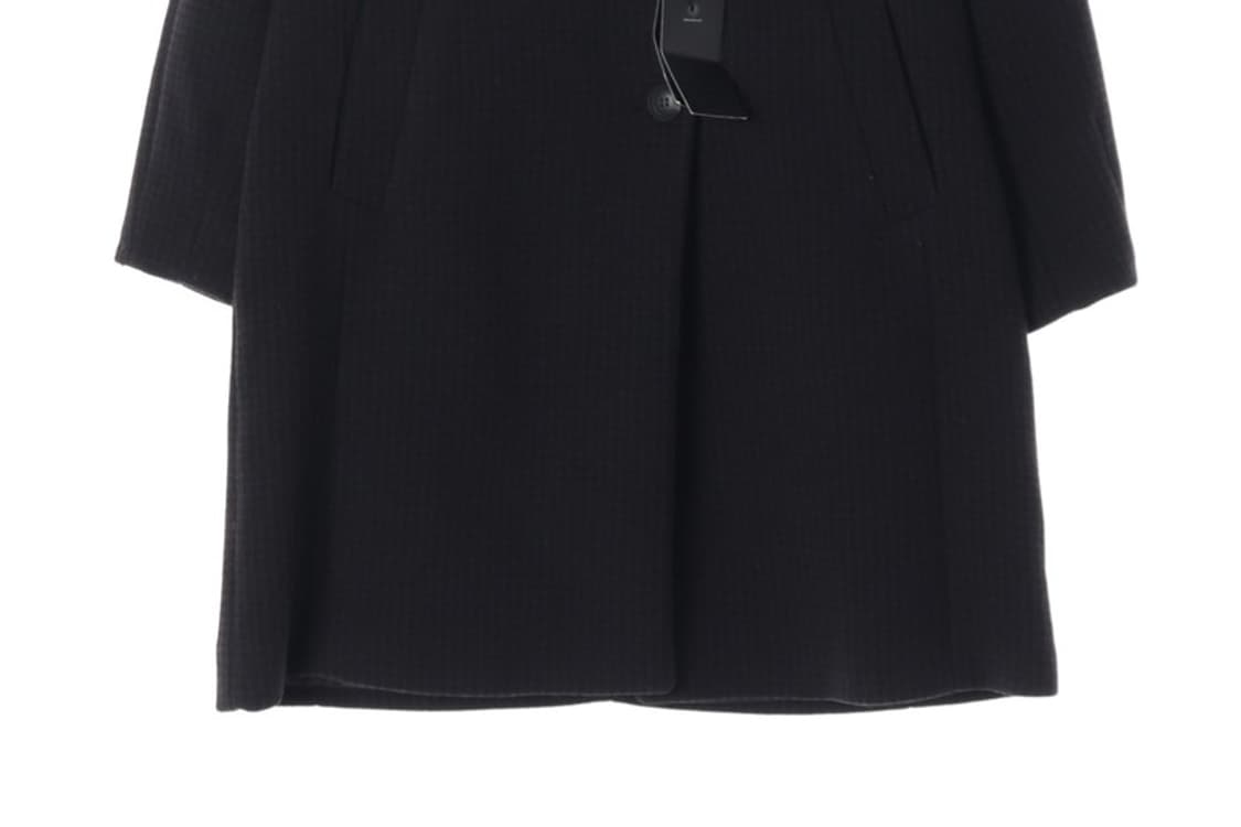 ROEM 모직 빅카라 싱글 하프 코트 상품이미지5