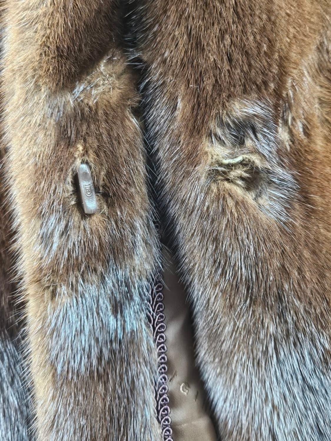 진도 모피 사가 밍크 하프 코트 자켓 ( 상세설명참조 ) / 10917 상품이미지6